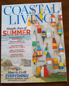 FOREVER MOOTSY FEATURED IN COASTAL LIVING MAGAZINE - JULY / AUGUST 2016